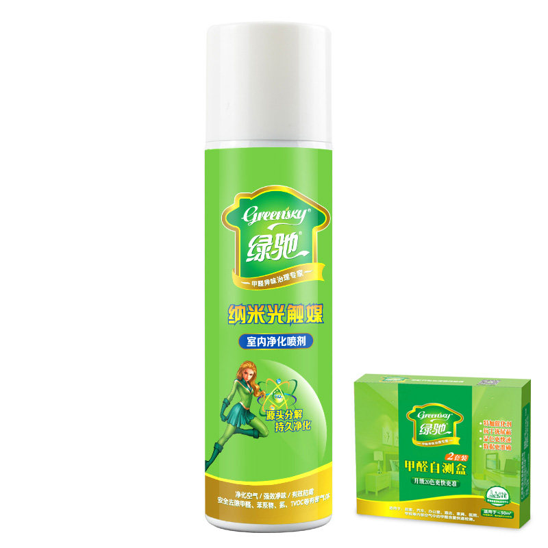 绿驰(Greensky) 纳米光触媒甲醛清除剂 新房装...