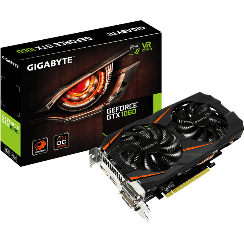 技嘉 GIGABYTE GTX1060 WF2OC 1...