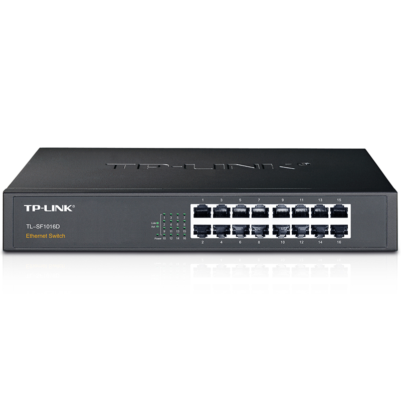 TP-LINK TL-SF1016D  16口百兆非网...