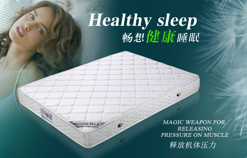艾理思 床垫 席梦思 天然椰棕床垫 独立弹簧双人床垫 1.5 1.8米 1800*2000
