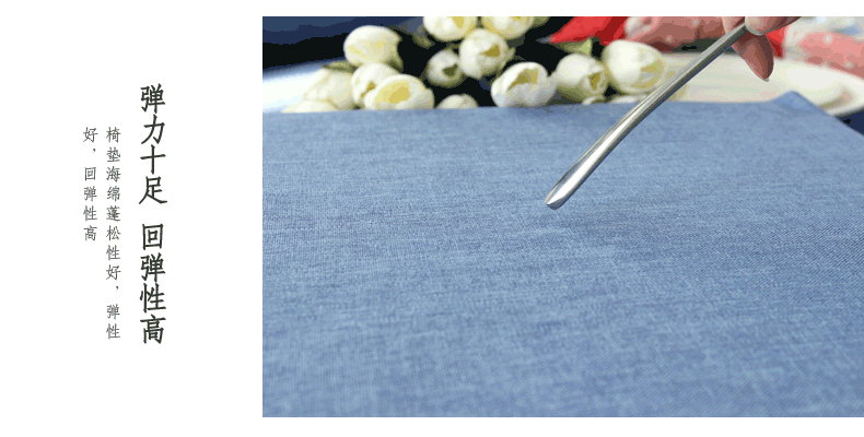 美瑄棉麻桌布简约田园风餐桌布茶几布艺盖布 初色深蓝