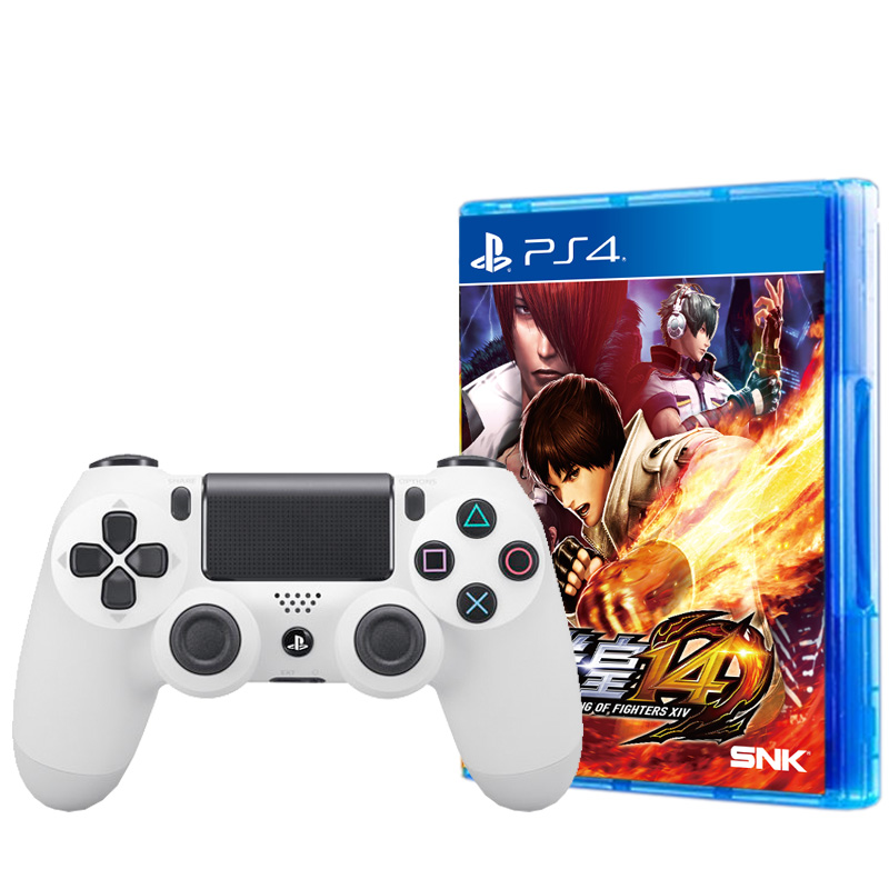 PS4国行游戏《拳皇14》+白色手柄套装