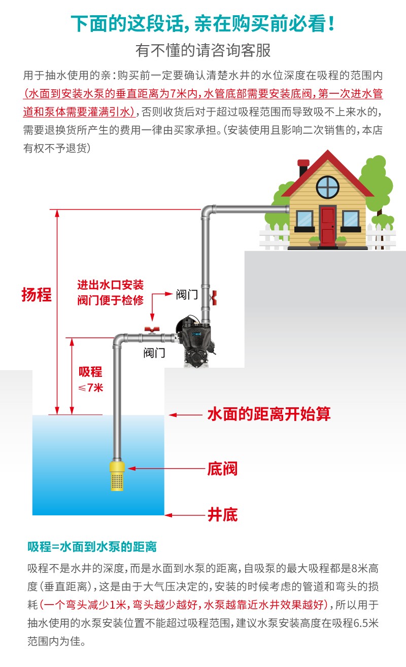 泵井用水塔抽水机太阳能热水器增压泵龙头花洒加压器220v自吸泵喷射