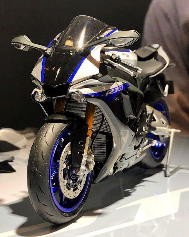 田宫tamiya 1/12 雅马哈 yzf-r1m 摩托车模型 14133 摩托模型