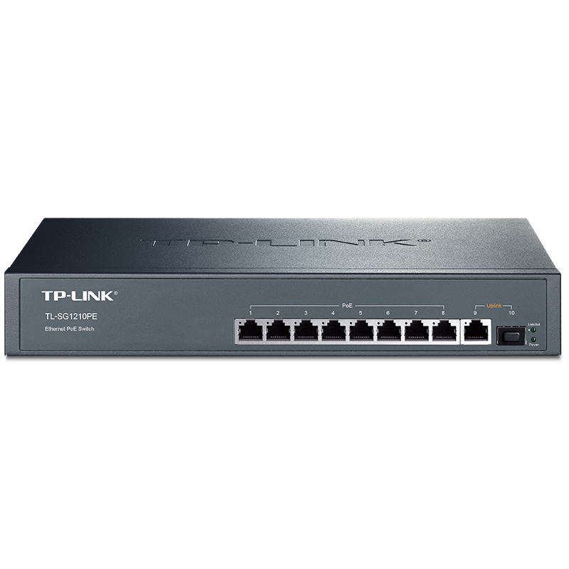 TP-LINK TL-SG1210PE 8口千兆POE...