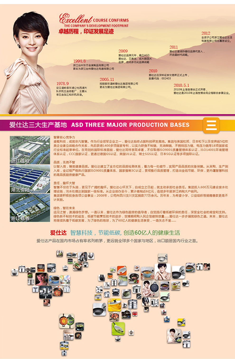 爱仕达高压锅 22CM爱厨T型六保险压力锅JXT3522E 电磁炉通用送蒸格