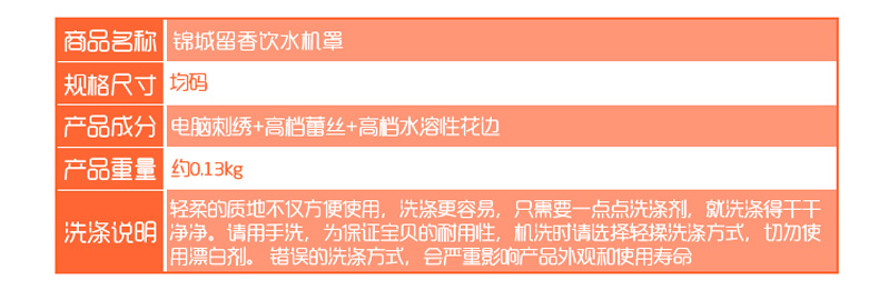 田园风光 饮水机罩 净水器防尘套 锦城留香 均码