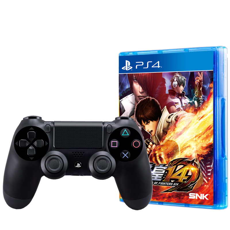 PS4国行游戏《拳皇14》+黑色手柄套装