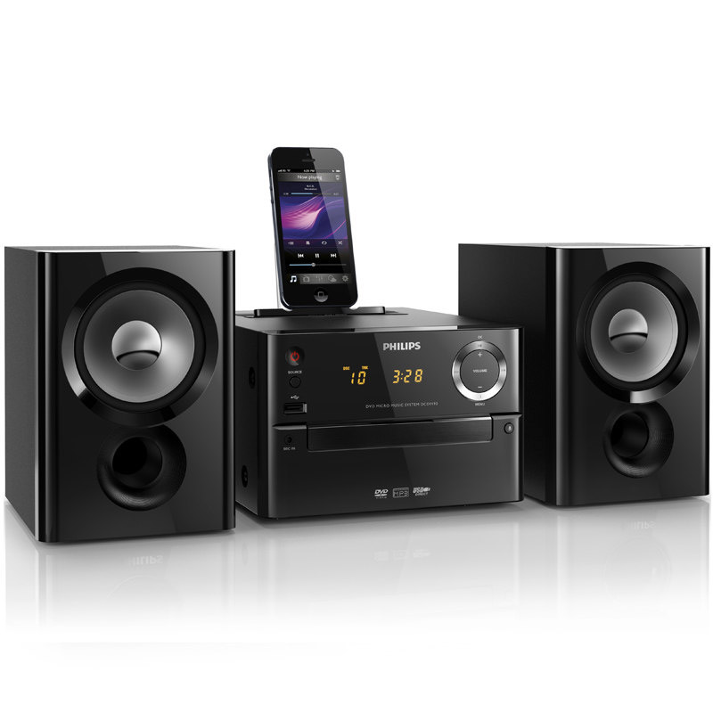飞利浦（PHILIPS）DCD1190/93 音响 音箱 iPhone6S/6Plus/5充电音响 电视电脑音箱 DVD播放机 CD机 卡拉OK
