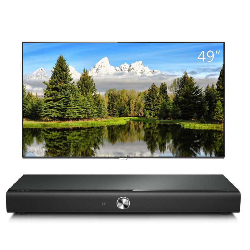 TCL 49英寸 真4K超高清WIFI智能液晶电视机（...