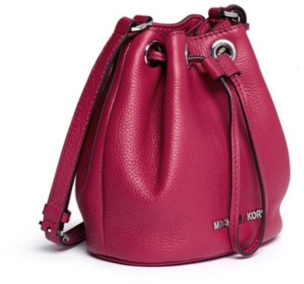 迈克·科尔斯/michael michael kors jules真皮水桶斜背包 图片色图片