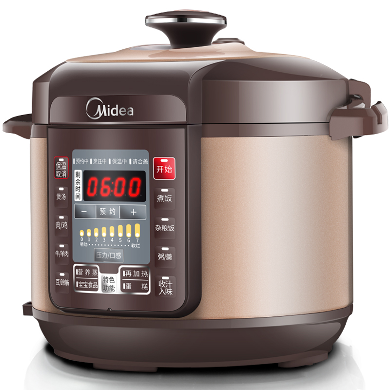 美的（Midea） 电压力锅5L 双胆高压锅 电脑版 ...
