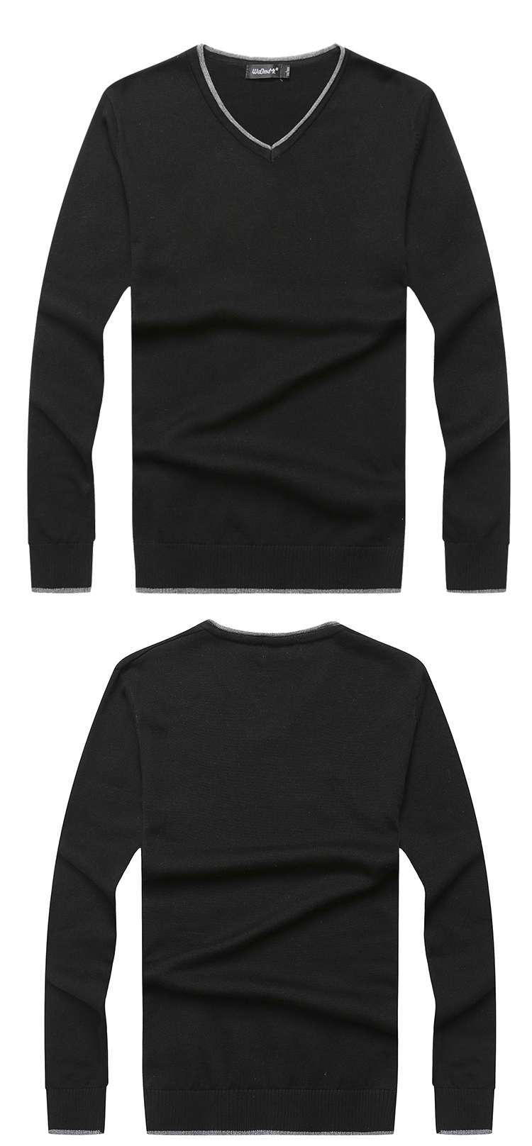 长袖t恤男款圆领韩版修身潮牌