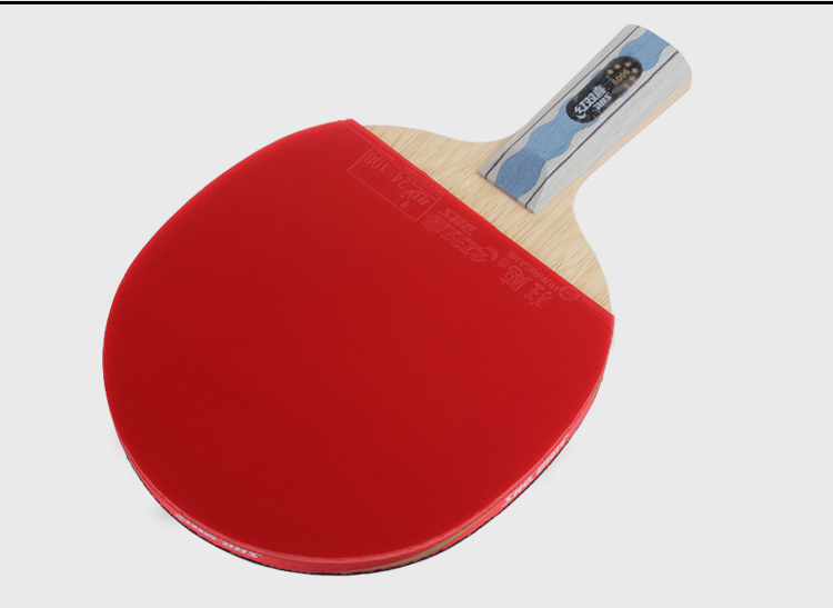 乒乓球拍红双喜dhs 6星级双面反胶乒乓球成品拍 a6002