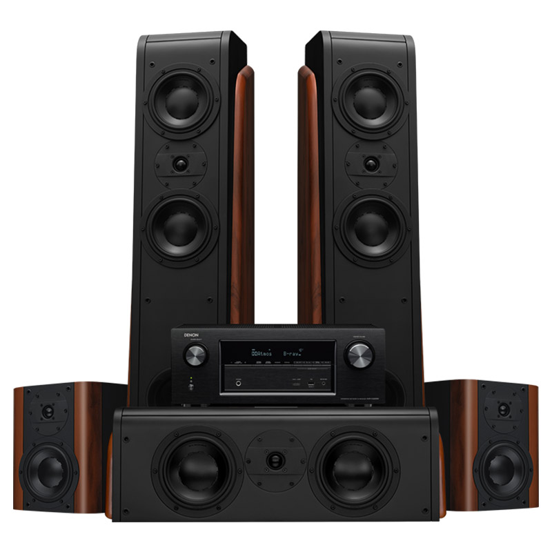 惠威（HIVI）D3.2HT音箱+天龙 AVR-X12...