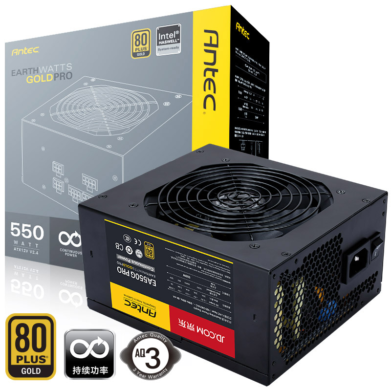 安钛克（Antec）额定550W EAG550 PRO...