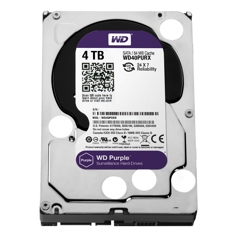 西部数据(WD)紫盘 4TB  SATA6Gb/s  ...