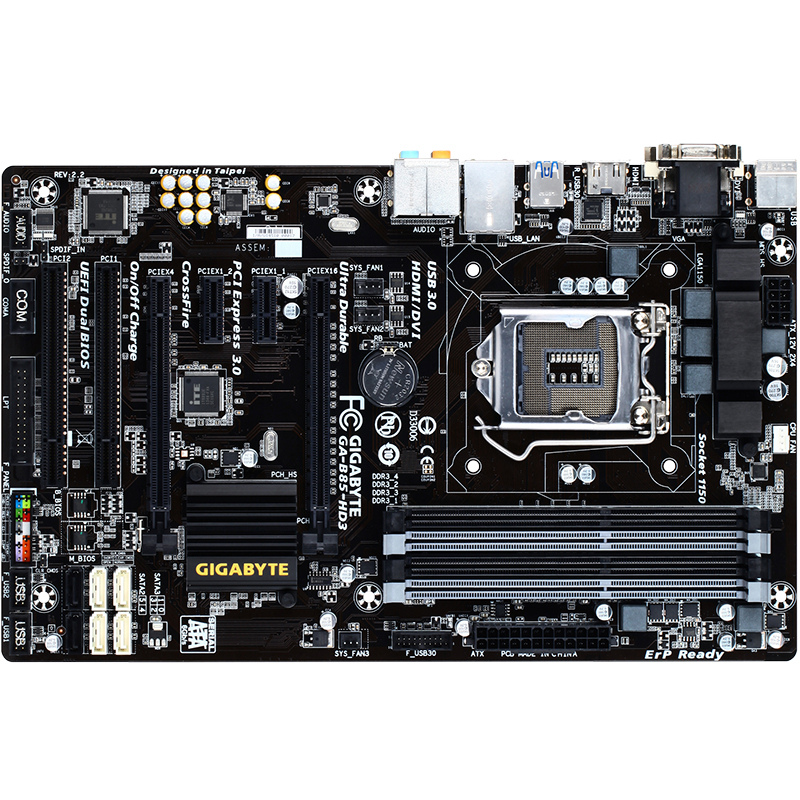 技嘉（GIGABYTE）B85-HD3主板 (Inte...