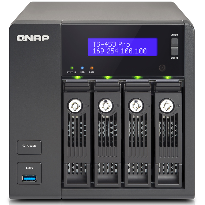 威联通（QNAP）TS-453pro 8G内存四核2....