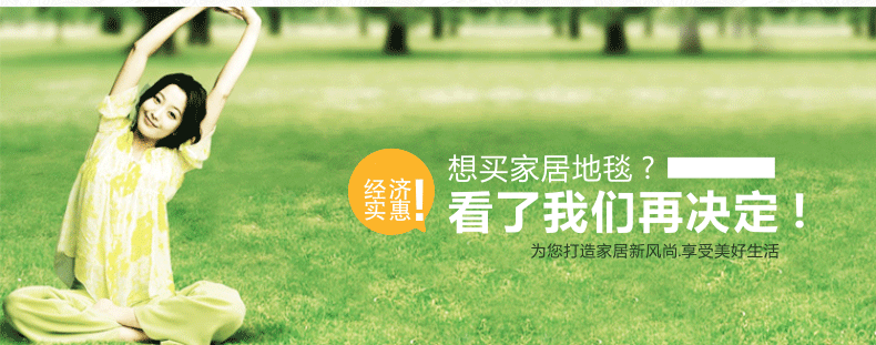 
                                        昕彤美家 地毯 丝毛绒加厚防滑可机洗 慢回弹超细纤维吸水 绿色 120*160cm                