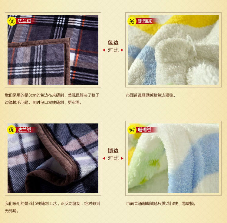 merrylife 毛毯毯子法兰绒毯珊瑚绒毯秋冬床单办公室午休毯车用旅行毯1.8米 蔷薇泡沫 180*200