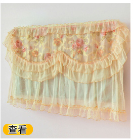 田园风光 布艺蕾丝挂机空调罩 雾里看花 1-1.5匹 86cm