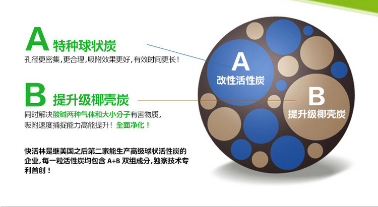 快活林活性炭  装修急入驻 除味活性炭 家用除甲醛专用四居室组合超强活性炭 除甲醛组合