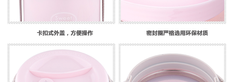 泰福高（TAFUCO）保温饭盒日本不锈钢真空便当盒微波学生餐盒T-0043 1500ml T0044蓝色
