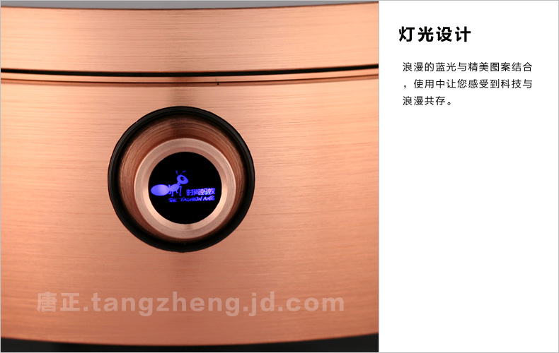 
                                        迷你电陶炉茶炉 德国静音技术烧铁壶铜壶玻璃壶专业电陶炉 鼓形铜色                