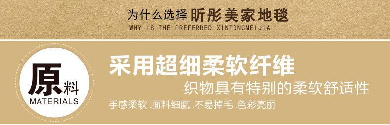 
                                        昕彤美家 地毯 丝毛绒加厚防滑可机洗 慢回弹超细纤维吸水 绿色 120*160cm                