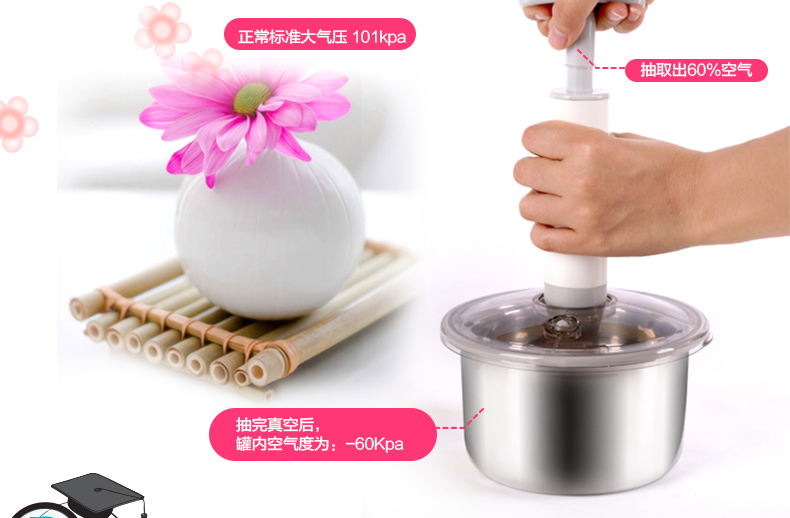 十度良品SD-921便携式不锈钢电热饭盒保温插电蒸煮加热饭盒 真空保鲜密封 卡其色