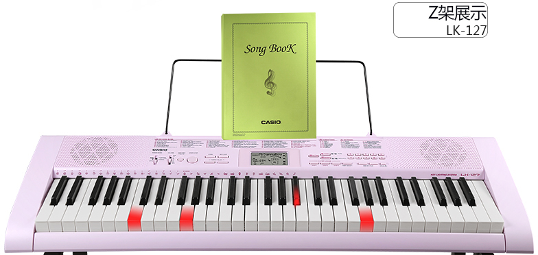 CASIO卡西欧电子琴 61键成人儿童初学启蒙电子琴仿钢琴键 发光教学 LK247主机LK247图片