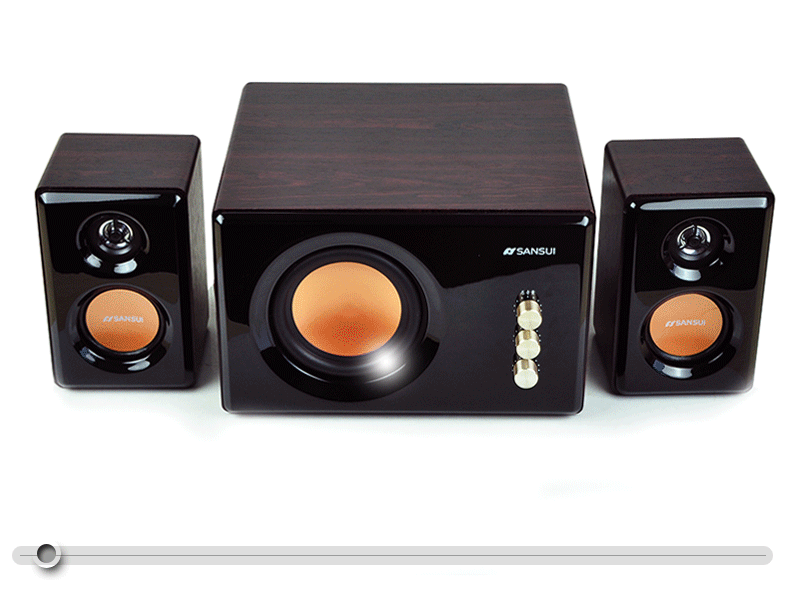 1重低音炮有源音响 多媒体桌面笔记本台式电脑音箱 支持u盘和蓝牙