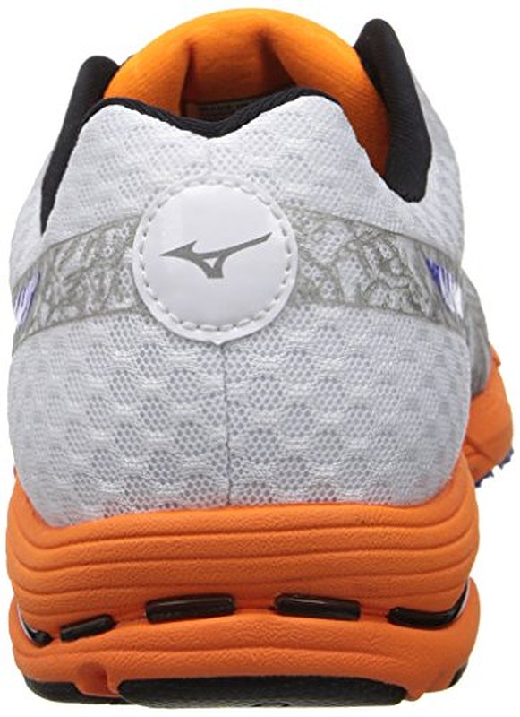 sassy orange, wave sayonara running shoe,white/dazzling blue/vibrant orange,7