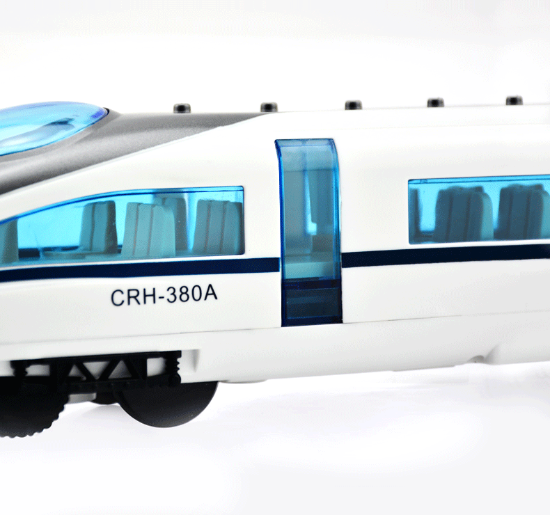 双鹰车模和谐号高铁遥控车火车玩具大号加长遥控电动车模型男孩儿童