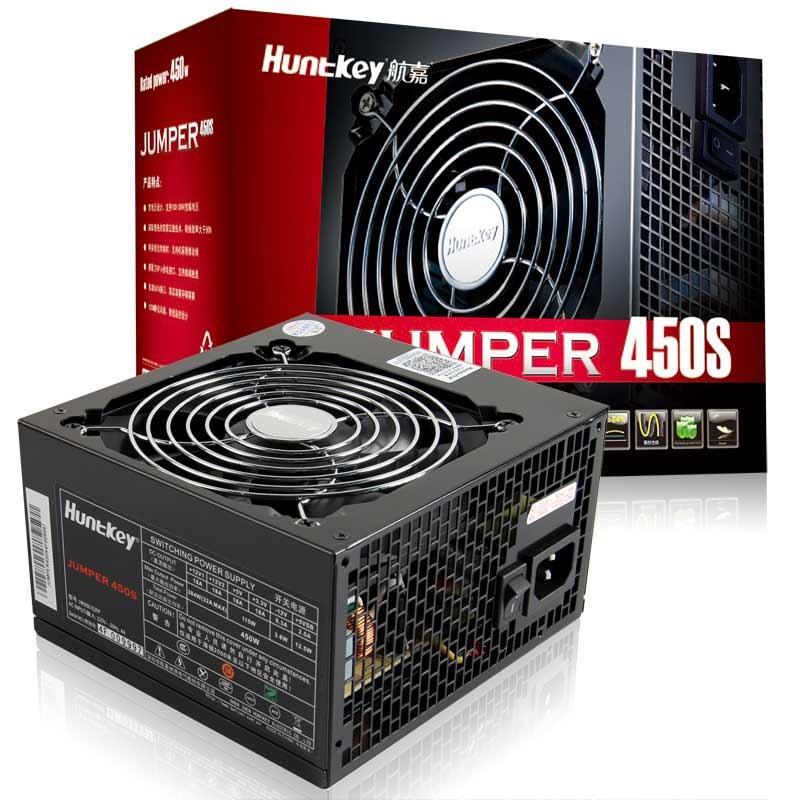 航嘉（Huntkey） 额定450W jumper450S电源 (主动PFC/宽电压/智能温控)