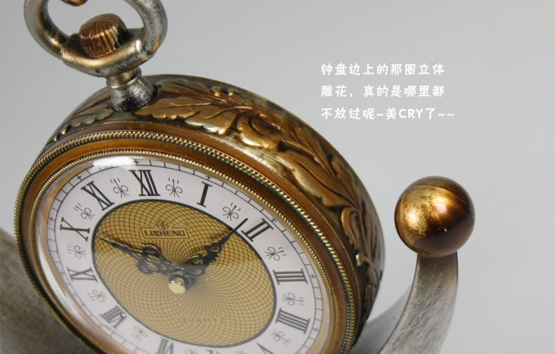 
                                                            金钟宝大号实木壁挂钟客厅欧式整点报时挂表卧室静音装饰石英钟表 棕色                