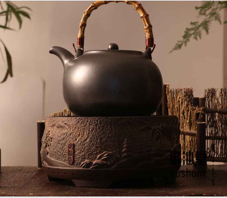 
                                         御汕堂 铁壶专用电陶炉 台湾老岩泥电陶炉煮茶炉迷你电炉电磁炉                