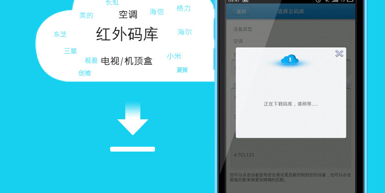 Allone无线遥控器 电视遥控器万能