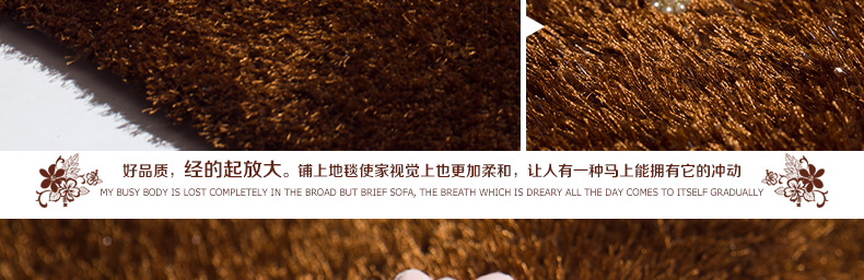 尼西米加密地毯 多种图案客厅地毯 现代简欧地毯 沙发茶几垫 高档奢华地毯 加厚七彩棉地毯 大C调 2*2.9m