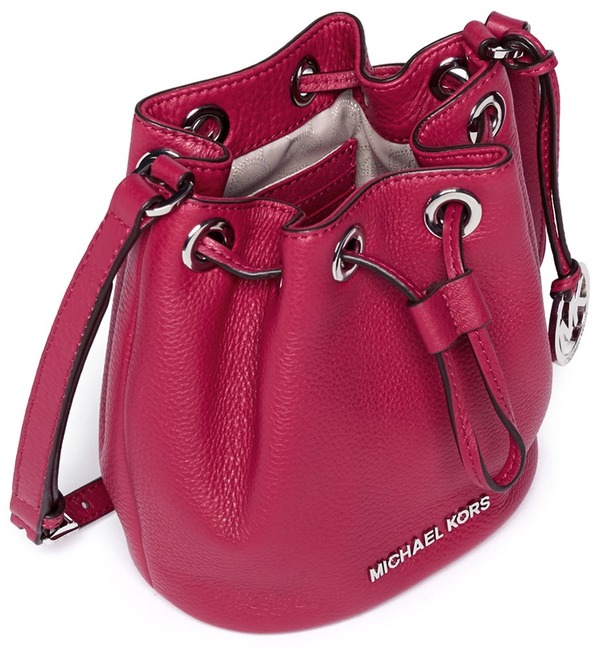 迈克·科尔斯/michael michael kors jules真皮水桶斜背包 图片色图片