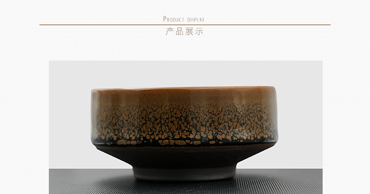 唐兴 银鱼杯个人杯功夫茶具主人建盏 创意杯杯建盏天目 万花莲花二层杯