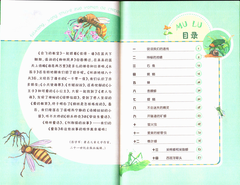 新课标小学语文阅读丛书 昆虫记 彩绘注音版二十一世纪出版社