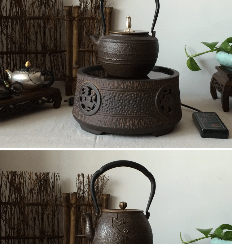 
                                        【盛虎堂旗舰店】电陶炉德国机芯紫砂铁铜银壶专用茶炉 四神兽 电陶炉 功率1200瓦                
