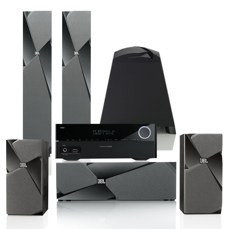 JBL STUDIO 180BK  家庭影院套装 5....