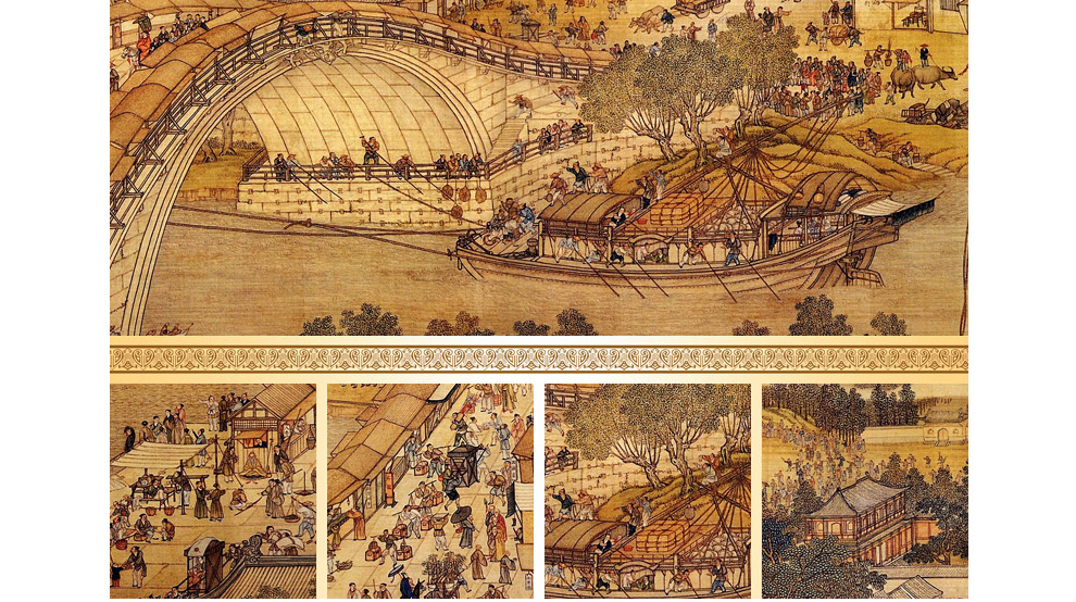 
                                        织巢鸟清明上河图钻石画绣3米全景diy钻石十字绣贴钻画方钻满钻5D圆钻客厅大幅中国风粘钻画 方钻满钻 150*54cm                