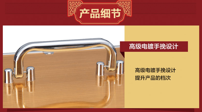 
                                        俊葳土豪金家用便携式药品收纳箱 家庭用急救箱 医药箱  出诊箱 彩色整理箱 镜面蓝 E5011-2                
