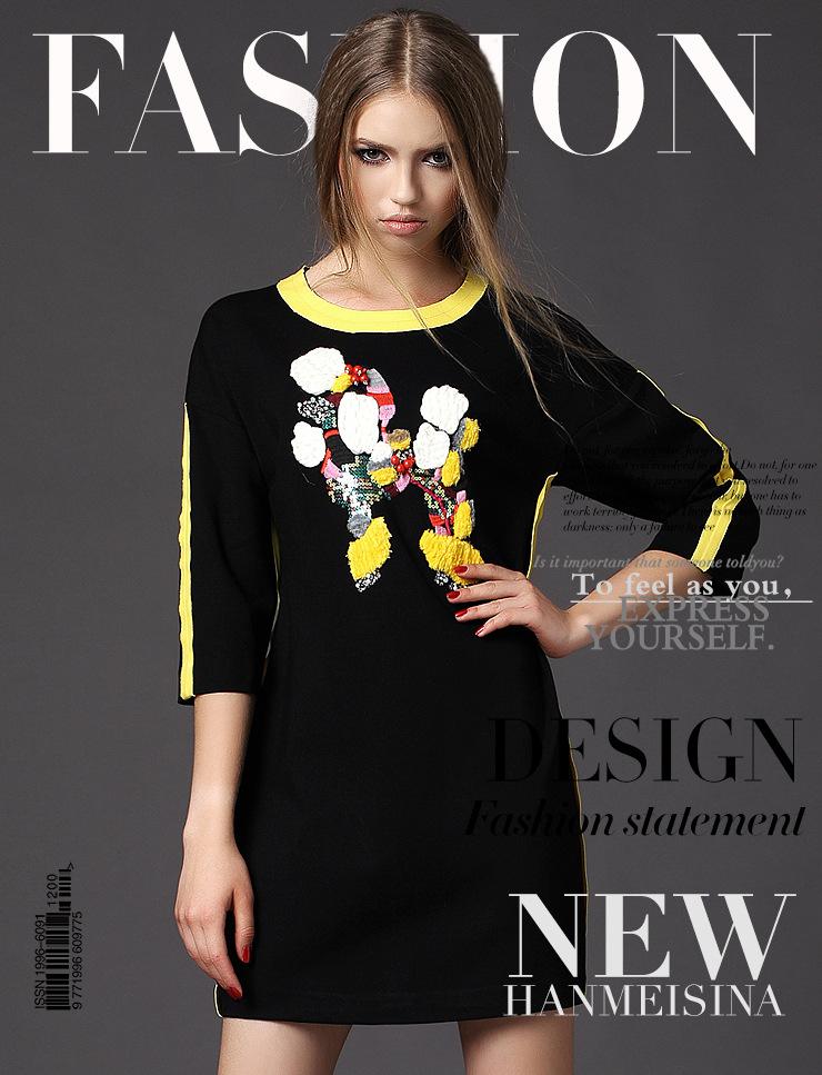 欧洲站高端秋冬季女装新款性感