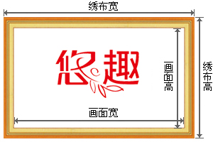
                                        悠趣 精准印花布十字绣套件 大幅客厅风景装饰画 清明上河图 全景图580x65CM 生态棉线 中格3股绣                