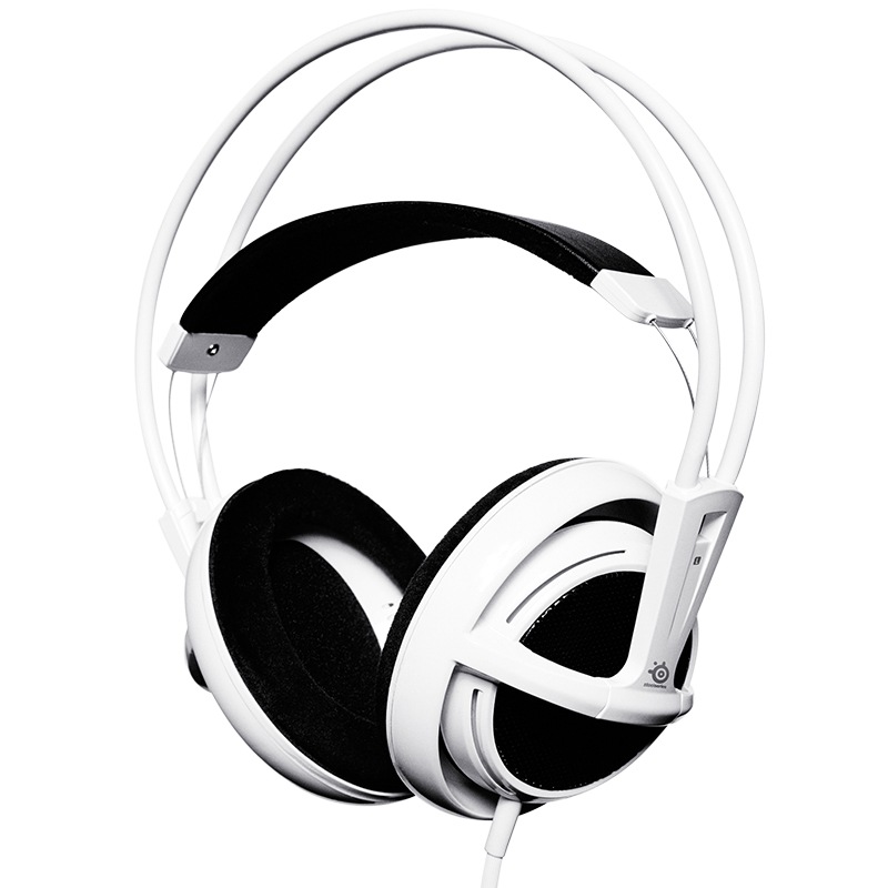 赛睿（SteelSeries）西伯利亚v1 耳机 白色